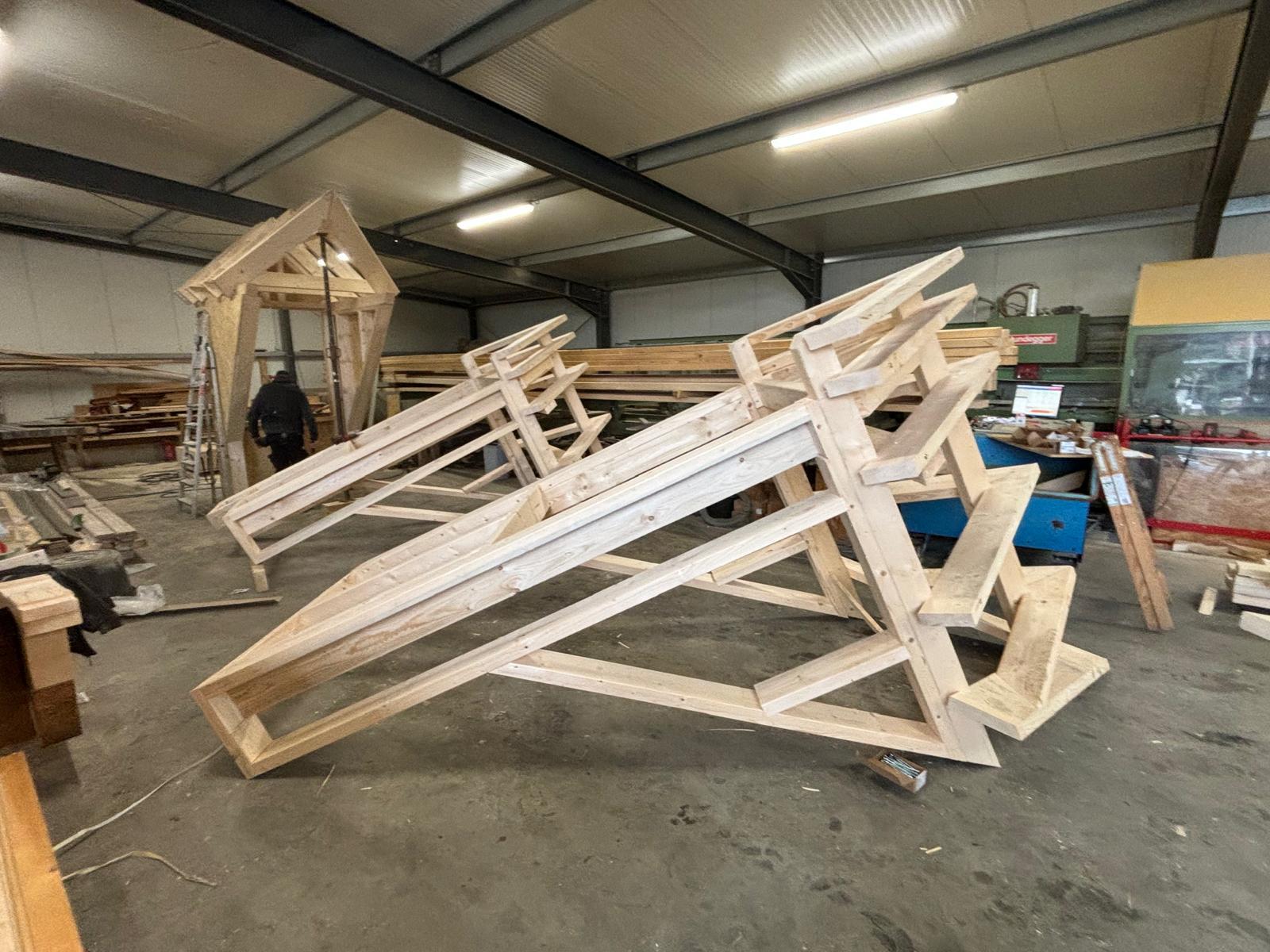 Wiederaufbau von Eckturm und Erker – Projektfoto